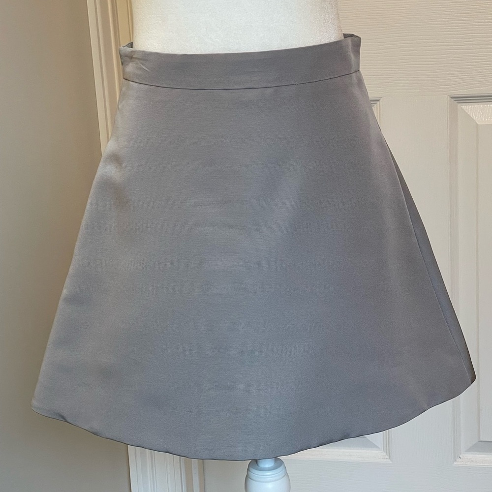 NWOT Christian Siriano designer collection - silk A-line mini skirt